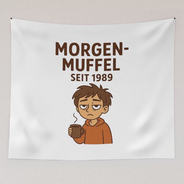 Item preview, Morgenmuffel seit 1989 – German Morning Mood Design designed and sold by jelonkaa.