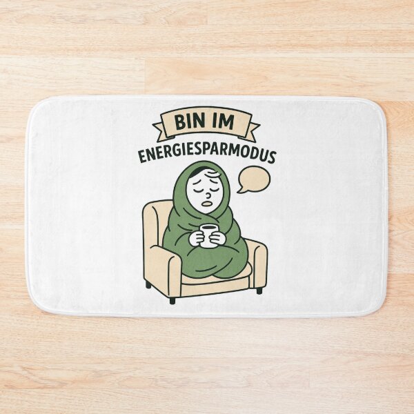 Item preview, Bin im Energiesparmodus – Cozy Lazy Day German Design designed and sold by jelonkaa.