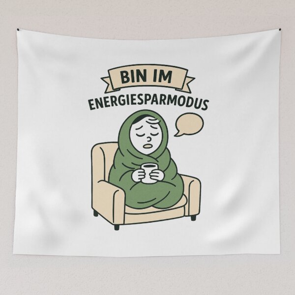 Item preview, Bin im Energiesparmodus – Cozy Lazy Day German Design designed and sold by jelonkaa.
