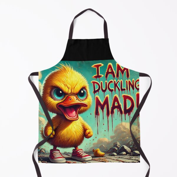 Item preview, I Am Duckling Mad! – Angry Cute Duckling in Sneakers Funny Design designed and sold by EmeraldeaArt.