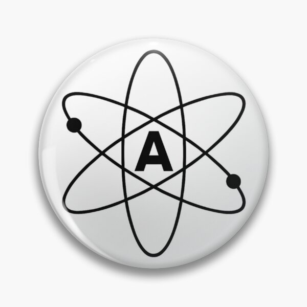 Item preview, Minimalist Atheist Atom Symbol – Science & Reason Design designed and sold by jelonkaa.