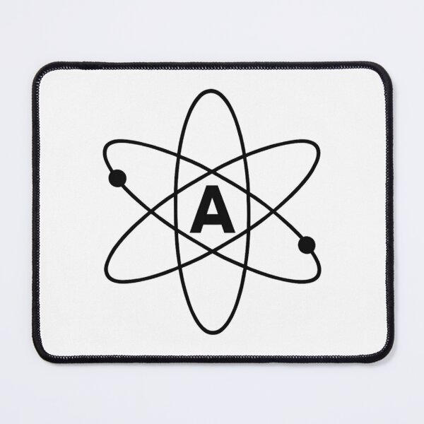 Item preview, Minimalist Atheist Atom Symbol – Science & Reason Design designed and sold by jelonkaa.