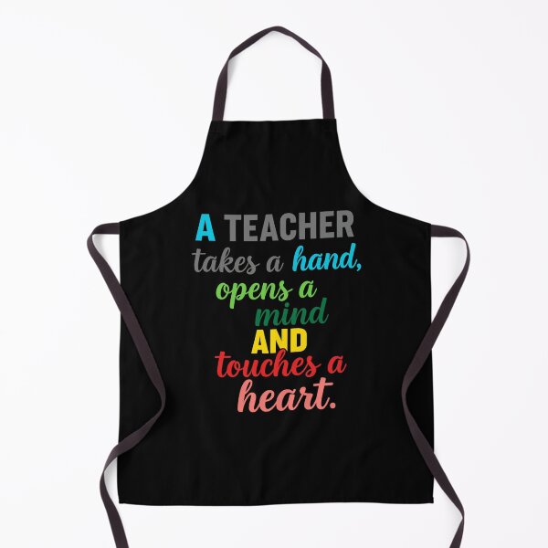 Item preview, Inspirational Teacher Quote – Touches a Heart Design designed and sold by Uglyandcute.