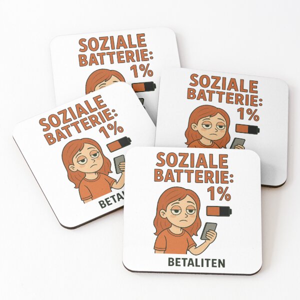 Item preview, Social Battery 1% – Funny Introvert Design for Women designed and sold by jelonkaa.
