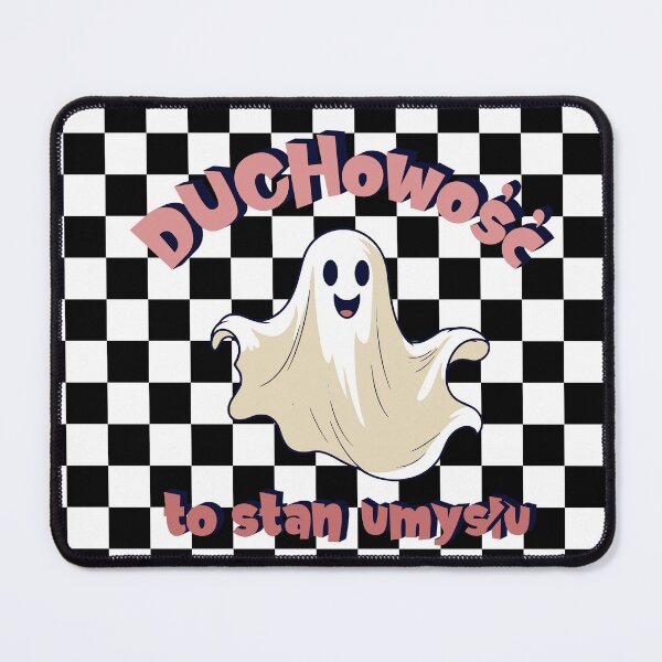 Item preview, Duchowość to stan umysłu | Funny Ghost Checkered designed and sold by besensible.