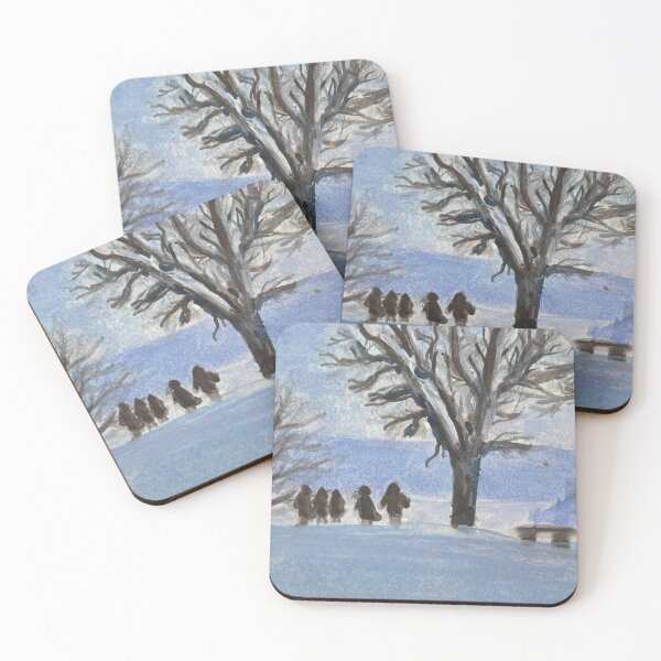 Item preview, Dead Poets Society Snow Scene designed and sold by reese dawson art.