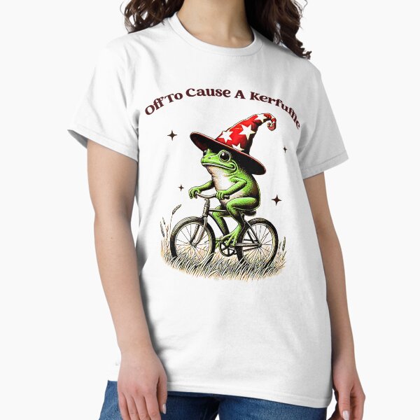 Item preview, Off to Cause a Kerfuffle Frog, Funny Weirdcore Sayings, Meme designed and sold by URGlden.