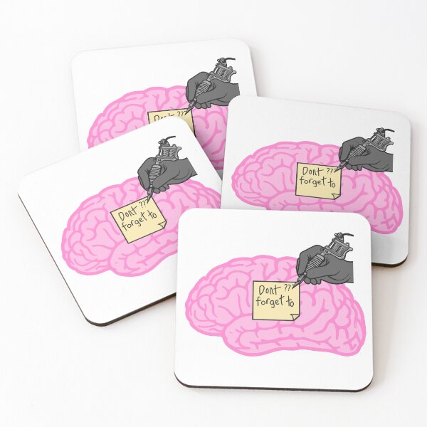 Item preview, Don't forget to... (wait, what?) - Neurodivergent Brain Tattoo designed and sold by MindsintheMatrix.