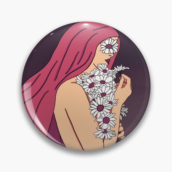 Item preview, Flower Femme Simple Line Art in Pink designed and sold by Erika Eclectik's Art Shop.