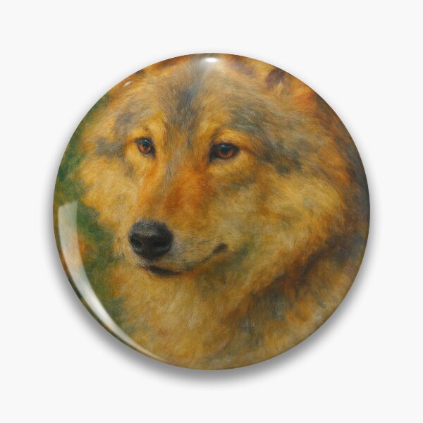 Artikelvorschau, Wolfsgemälde im Stil von Renoir entworfen und verkauft von oldMastersofart.
