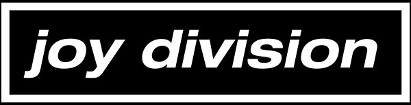 Joy Division in an Oasis logo, Manchester post-punk 1970s
