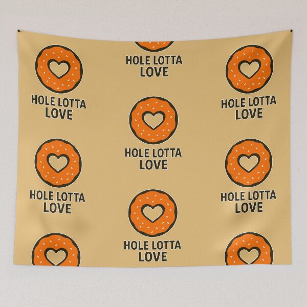 Item preview, Hole Lotta Love – Cute Donut Pun designed and sold by Pyroluxe.