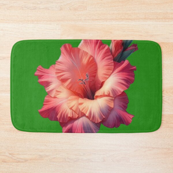 Item preview,  Vibrant Coral and Pink Gladiolus in Bloom designed and sold by IraBum.
