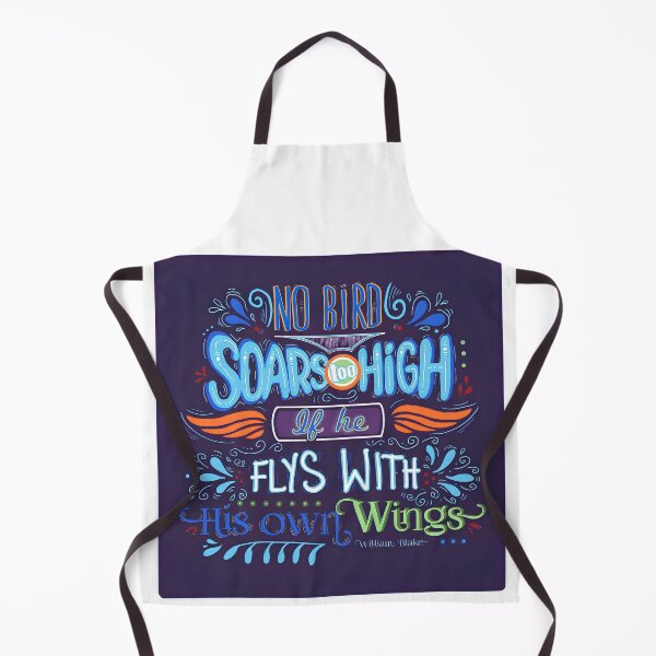 Item preview, No bird soars too high, inspirational quote designed and sold by Ilikeiwantilove.