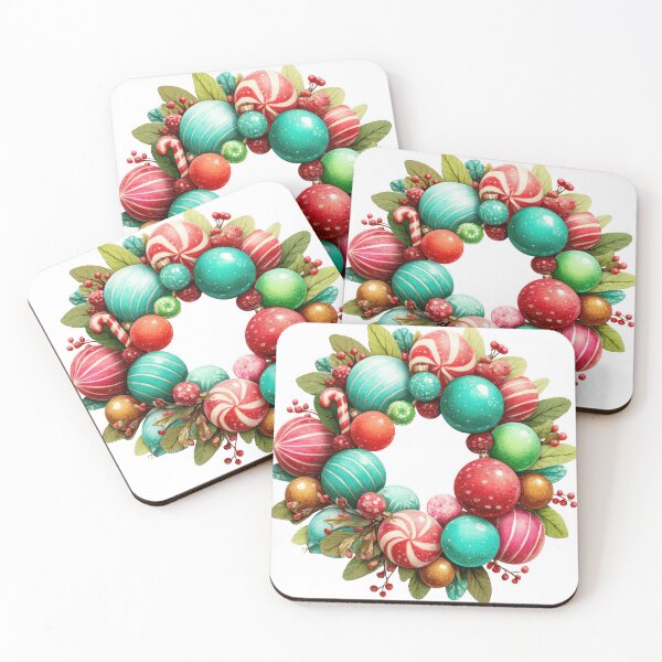 Item preview, Candy Ornament Christmas Wreath designed and sold by VikArt7.