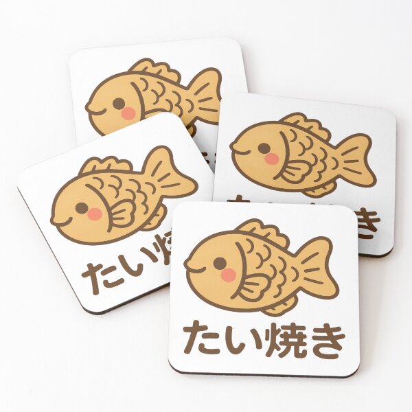 Item preview, Cute Taiyaki Japanese Dessert – Kawaii Fish Pastry Art designed and sold by MiniindY Pop.
