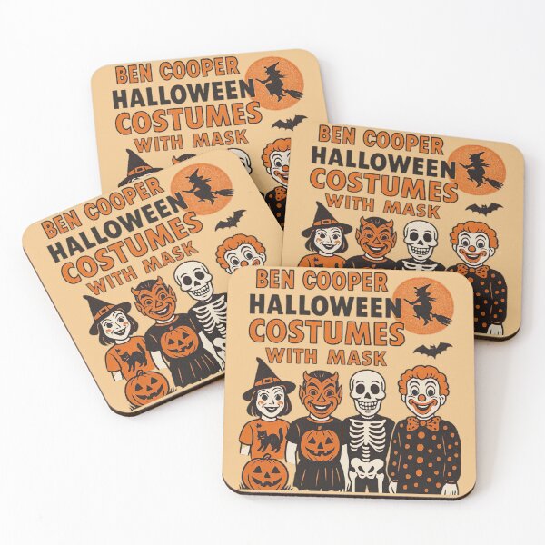 Item preview, Retro 50s, 60s, 70s style Halloween Costumes spooky Cooper Bats Witch designed and sold by 90snerd.
