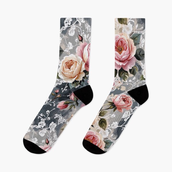 Item preview, Vintage Rose Lace Seamless Watercolor Pattern designed and sold by elissiart.