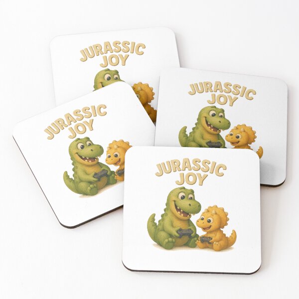 Item preview, Father's Day "Jurassic Joy" - Dino Dad & Son Gaming Time designed and sold by Moons Studio.