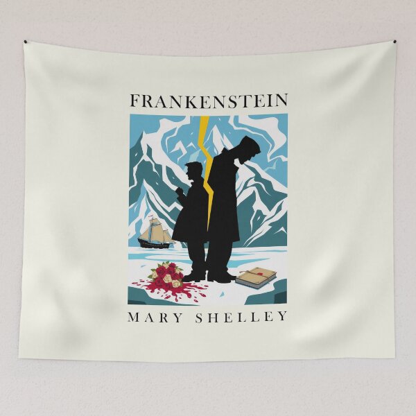 Item preview, Mary Shelley Frankenstein Matisse Inspired Literary Art designed and sold by kakarikihill.