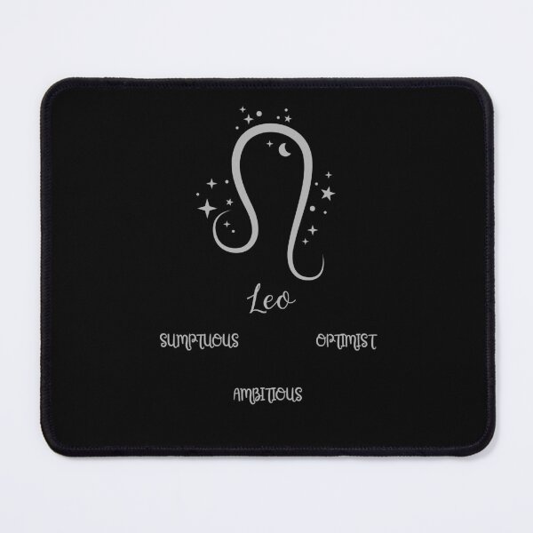 Item preview, Leo Zodiac Sign Minimalist Design – Ambitious, Optimistic, Sumptuous designed and sold by SmyrnaArtGalery.