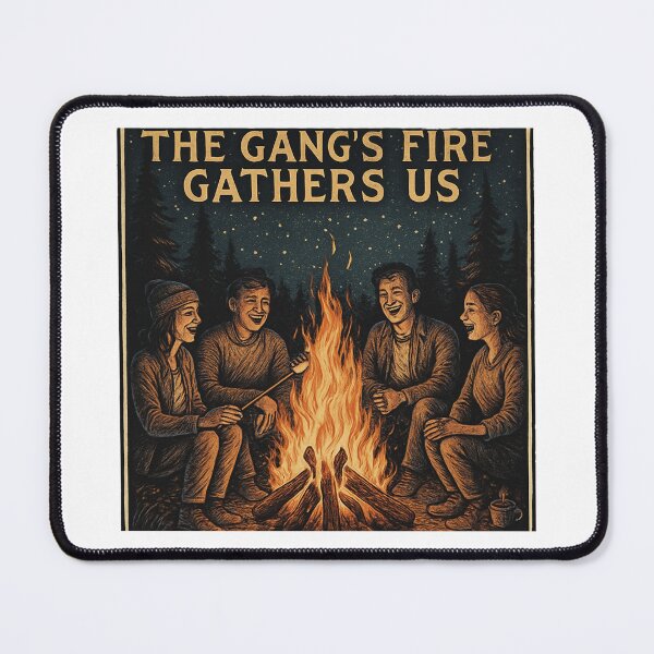 Artikelvorschau, Campfire Crew United entworfen und verkauft von Drawingshirts.