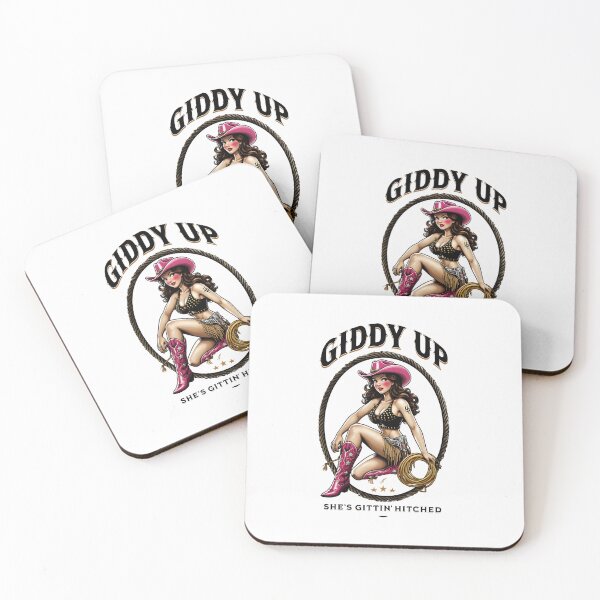 Item preview, Giddy Up Cowgirl – Retro Western Pin-Up Bachelorette Design designed and sold by WHDProduction45.