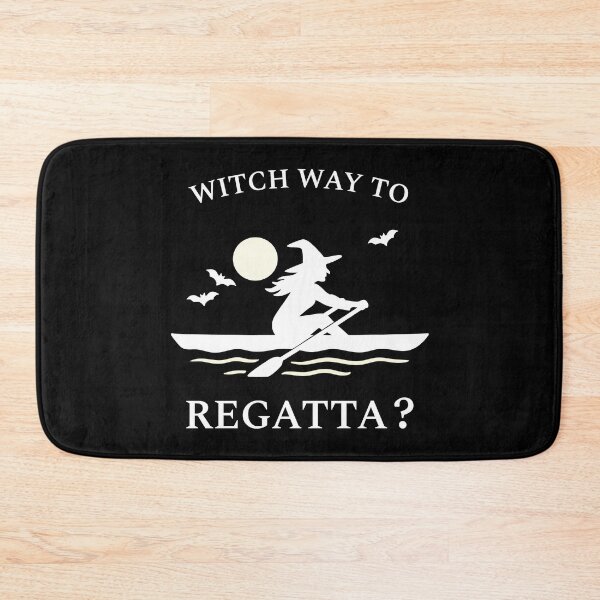 Item preview, Witch Way to Regatta? Rowing Crew Sport Boat Racing designed and sold by LadyInEverGreen.
