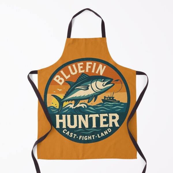 Item preview, “Bluefin Hunter – Cast • Fight • Land” Offshore Sport-Fishing designed and sold by Fierce Wave Supply Co..