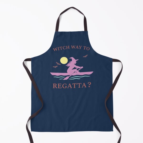 Item preview, Witch Way to Regatta? Rowing Crew Sport Boat Racing designed and sold by LadyInEverGreen.