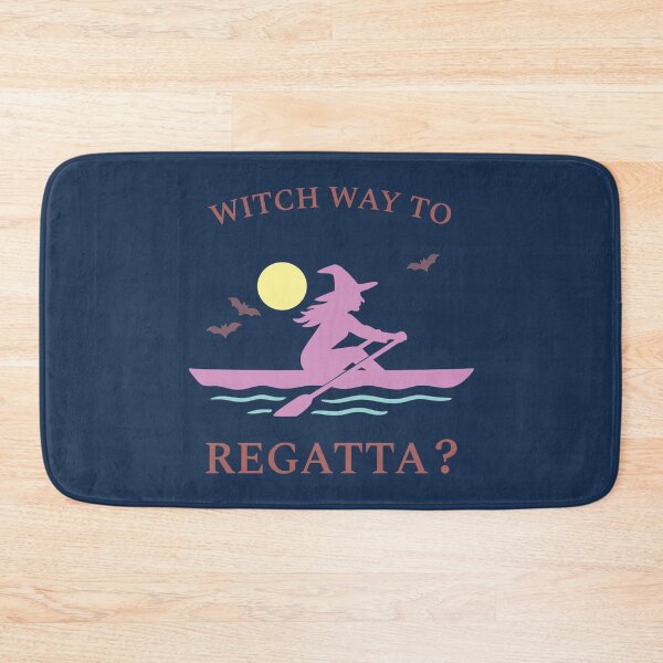 Item preview, Witch Way to Regatta? Rowing Crew Sport Boat Racing designed and sold by LadyInEverGreen.