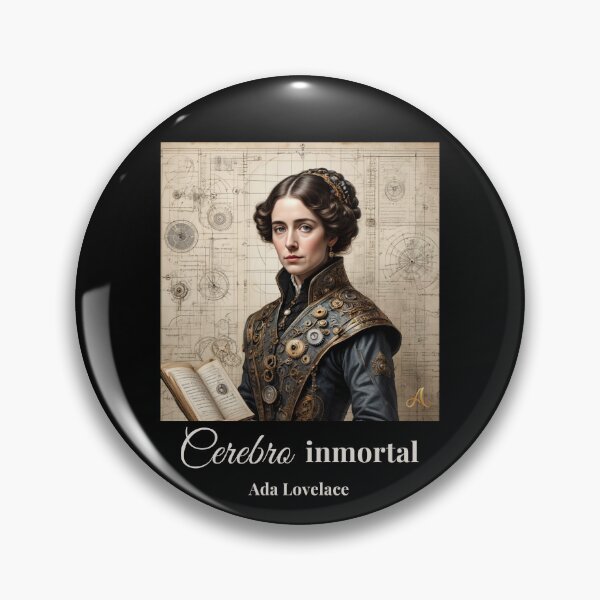 Artikelvorschau, Ada Lovelace | „Unsterbliches Gehirn“ | Erste Programmiererin (Dunkel) entworfen und verkauft von imprAsiones.