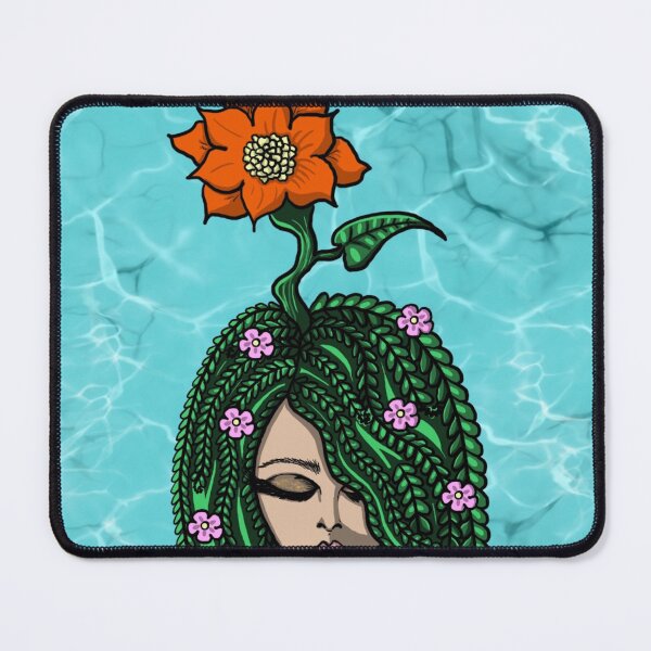 Item preview, Beautiful Water Nymph Art with Background designed and sold by Erika Eclectik's Art Shop.
