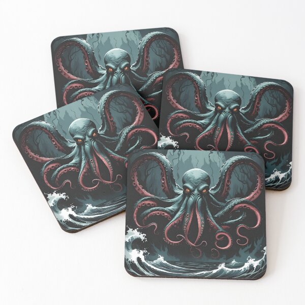 Item preview, Madness of the Tentacles – Ancient Ocean Deity designed and sold by TeeJungleStudio.