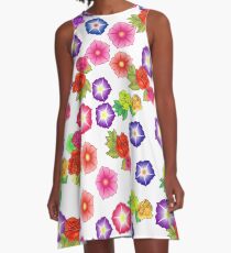 sea of flowers A-Line Dress
