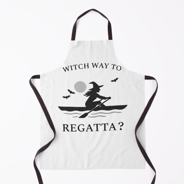 Item preview, Witch Way to Regatta? Rowing Crew Sport Boat Racing designed and sold by LadyInEverGreen.