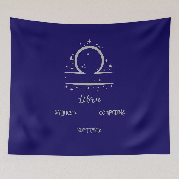 Item preview, Libra Zodiac Sign Minimalist Design – Balanced, Compatible, Soft Taste designed and sold by SmyrnaArtGalery.