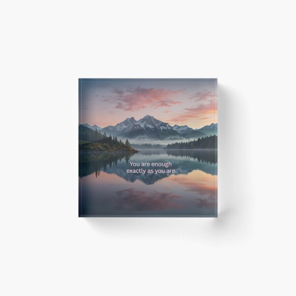 Item preview, Calming Mountain Sunrise designed and sold by uglydogboutique.