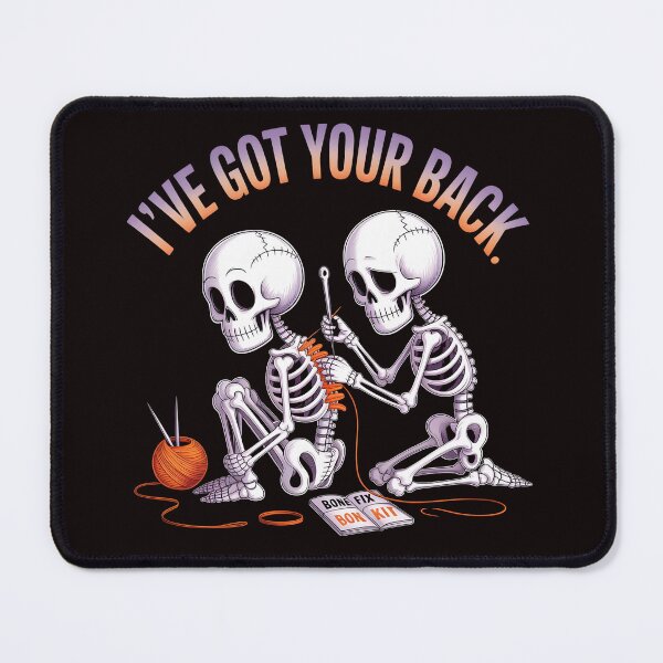 Item preview, Halloween Skeleton I've Got Your Back – Funny Spine Repair Sketch designed and sold by Slavicsoul.