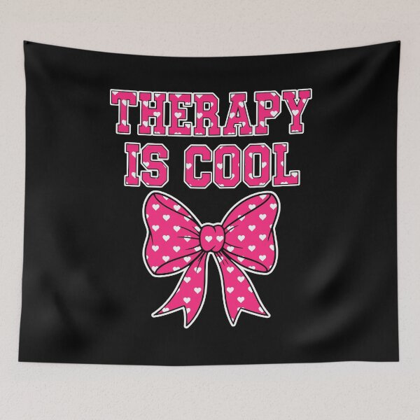 Item preview, Therapy is Cool - Mental Health designed and sold by BrushStrokesInk.