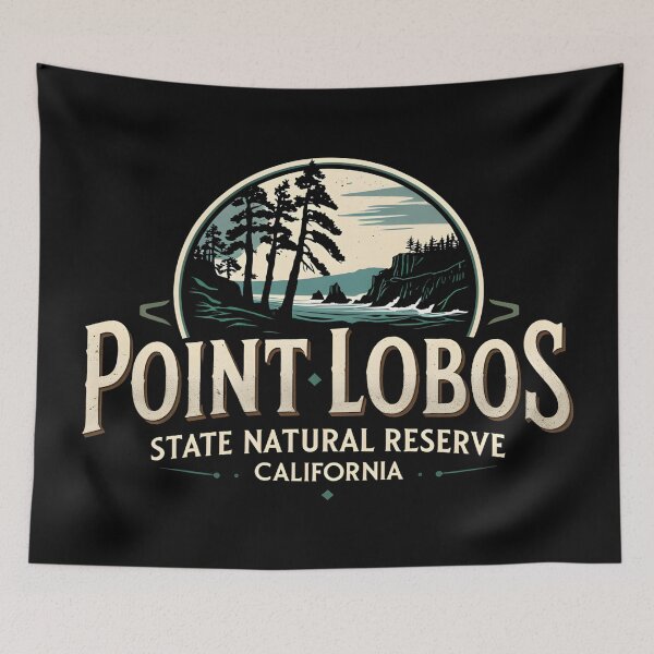 Item preview, Point Lobos State Natural Reserve - California designed and sold by GoodOldVintage.