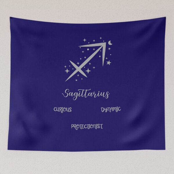 Item preview, Sagittarius Zodiac Minimalist Design – Curious, Dynamic, Protective designed and sold by SmyrnaArtGalery.