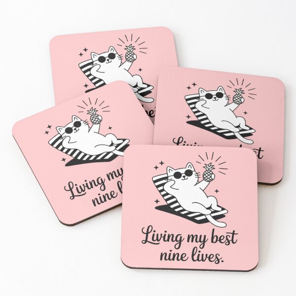 Item preview, Living My Best Nine Lives designed and sold by ZAIKY DREAMS.