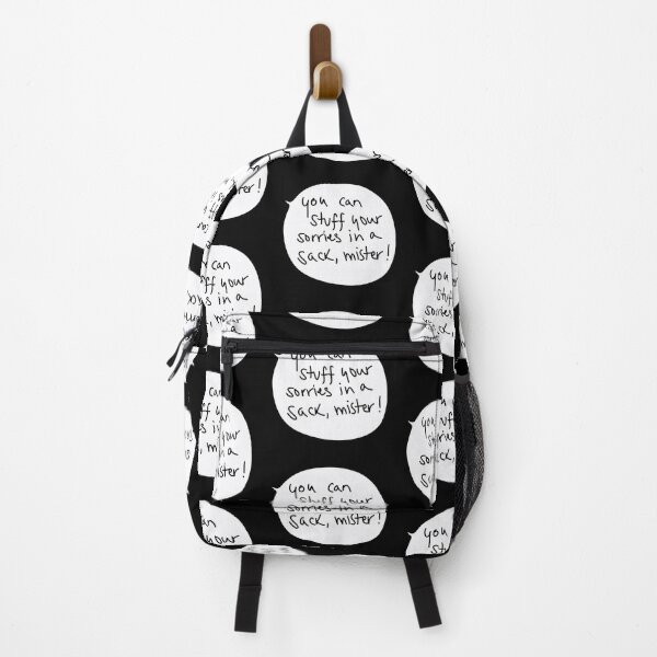 Item preview, You Can Stuff Your Sorries in a Sack, Mister – George Quote Funny Speech Bubble designed and sold by from here 2 mars.