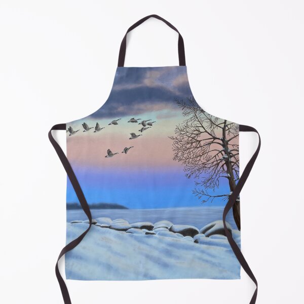 Item preview, Serene Nature Art on Canvas -- Sunset in Winter designed and sold by Fatimuse.