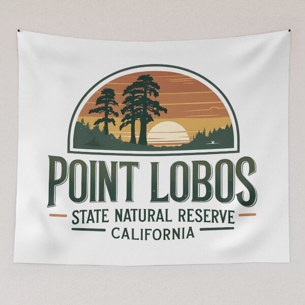 Item preview, Point Lobos State Natural Reserve - California designed and sold by GoodOldVintage.