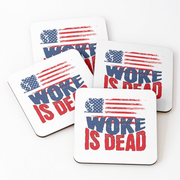 Item preview, Woke is Dead Funny Sarcastic Slogan designed and sold by BeansHotTees.