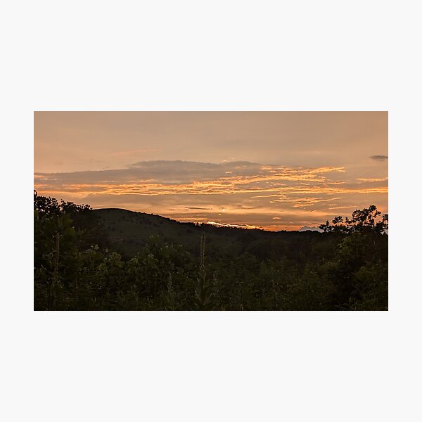 Item preview, Golden Silence Over the Hills designed and sold by NoRagetsArt.