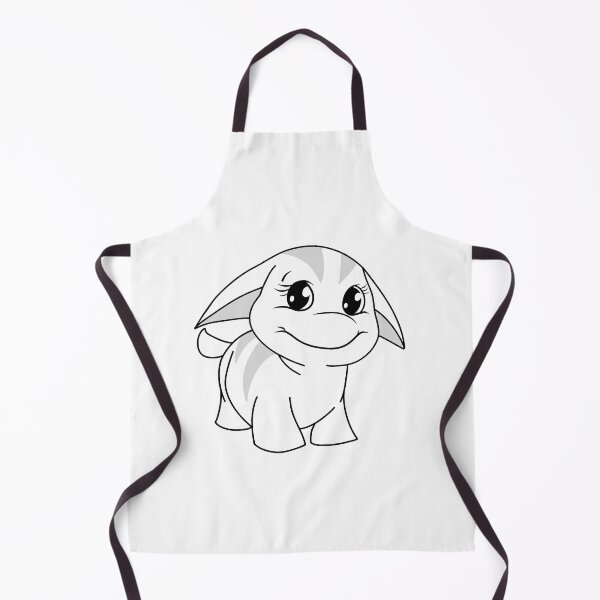 Item preview, White Poogle Sticker Neopets designed and sold by hellodelicious studios.
