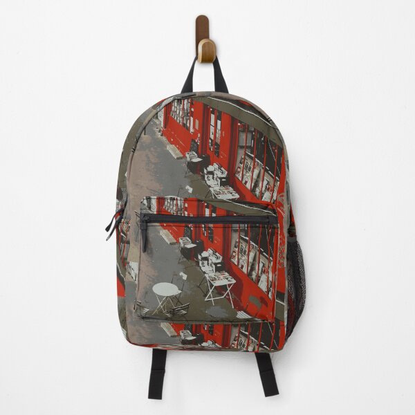 Item preview, Paris Belville, shop windows in red designed and sold by strokes and splashes.